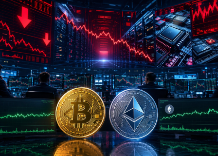 Биткоин и Ethereum сохранили позиции несмотря на давление на технологический сектор