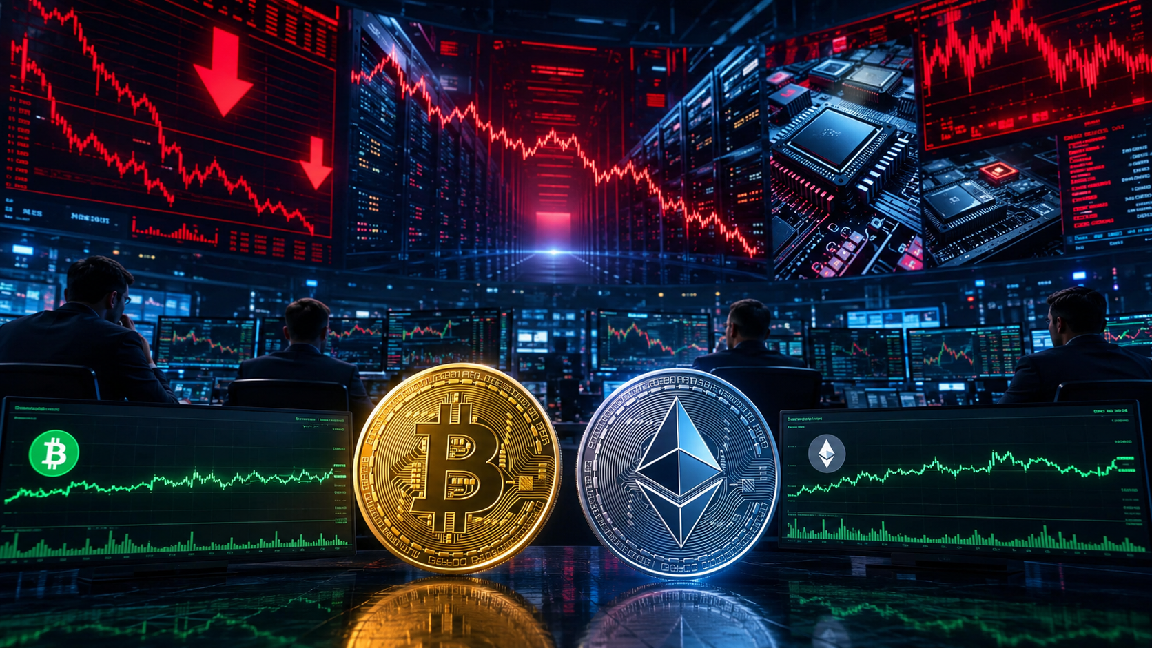 Bitcoin and Ethereum Hold Steady Despite Pressure on the Technology Sector